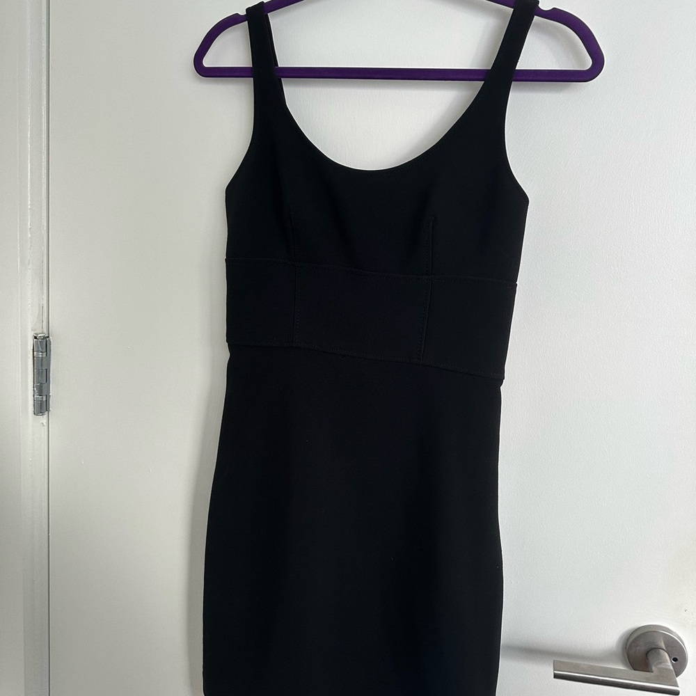 Elizabeth and James Black Mini Dress